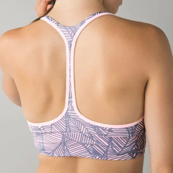 Lululemon Cool To Street Bra Banana Leaf Blush Quartz / Blush Quartz, size 8 - Picture 2 of 7